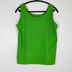 Green Sleeveless Women's Top